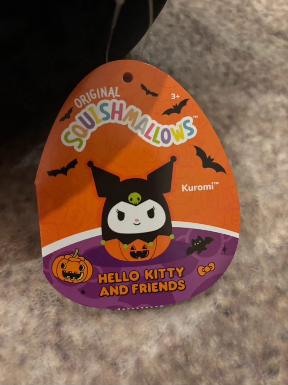 Sanrio Kuromi Halloween Pumpkin Plush
